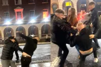 Na bier en stappen loopt het bij de vreetschuur ouderwets uit de klauwen