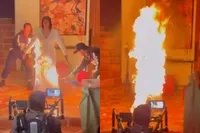 71-jarige stuntvrouw gaat in vlammen op voor nieuwe Final Destination… en zet daarmee een bizar filmrecord