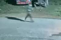 Stukje joggen krijgt toch wel een twist en verandert in rennen voor zijn leven