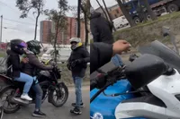 Motorrijder denkt ruzie te winnen met een taser… maar wordt seconden later keihard teruggepakt