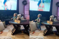 Kleine kiest z’n prioriteiten tijdens het rondje rennen