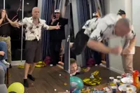 Een 9e verjaardag om nooit meer te vergeten, omdat je oom zo strak als een deur stond