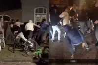 Geweld loopt compleet uit de hand in Schagen: man geschopt tegen hoofd, schot te horen op beelden