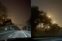 Mysterieus verschijnsel in de nacht in de lucht bij Nunspeet