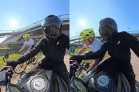 Wielrenner haalt motorrijder in op plek waar dat niet kan, en gaat daarna op zijn plaat