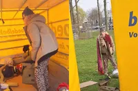 Wil je een aanhanger huren… blijkt er ineens een vrouw in te wonen