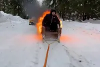 Amateur stuntman had op papier een goed idee, in het echt ging het gewoon keihard mis