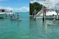 Uiteraard Florida: megalops vangen vanuit een kano, wat kan er misgaan...