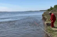 Visserman blijkt een blyat in de ogen van filmer die hem ten onder ziet gaan