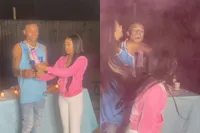 Gender reveal party loopt volledig uit de hand en gaat viraal