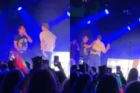 Gerard Joling belandt in vechtpartij op podium na biergooi-actie: ‘Weet je hoe dat voelt?’