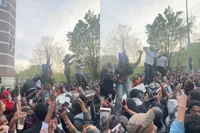 Koningsdag 2026 in Amsterdam was LIT, behalve als dit je auto is!