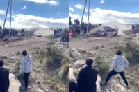 Rally eindigt in tragedie: auto vliegt publiek in en eist leven van 25-jarige