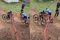 Mountainbikers creëren chaos op parcours in Zuid-Korea