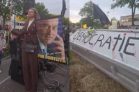 Loosdrecht gaat vol “Pim Fortuyn” in protest tegen plaatsing van 70 alleenstaande mannelijke asielzoekers