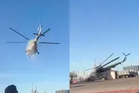 Mexicaanse marinehelikopter stort neer vlak na opstijgen, maar crew voorkomt ramp