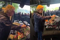 Duitse techno-oma gaat kneiterhard viraal met futuristische muziekcomputer