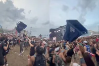 Festivalganger krijgt ineens container op haar kop