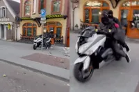 Omwonenden zetten achtervolging in na plofkraak in Drachten