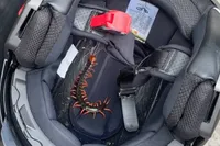 Motorrijder denkt insectje in helm te hebben, maar blijkt reuzenduizendpoot