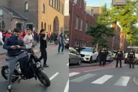 Feest slaat om in chaos: ME grijpt in tijdens Marokkaans overwinningsfeest in Den Haag