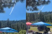 Amerikaanse F/A-18 Hornet-straaljager stort neer in Washington, piloot weet zich op tijd uit toestel te schieten