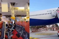 Turkish Airlines-toestel maakt prima landing, maar raakt tijdens taxiën radarpaal en dan alsnog ellende