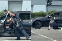 Bestuurder krijgt volle laag pepperspray van Duitse politie en rijdt vervolgens gewoon weg
