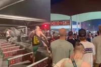 Meer beelden van rellen op Defqon.1: 'Blijf voortaan maar thuis'