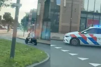 Jonge scooterrijdster probeert politie af te schudden in Amersfoort, maar ontsnappen lukt niet