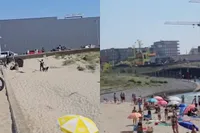 Jongeren in Scheveningen hebben toch geen zin in bezoek van politie met een hond
