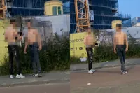 Twee mannen hebben iets uit te vechten in Den Bosch