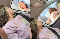 Karen stapt twee keer uit haar auto omdat haar McDonald's-bestelling te lang duurt