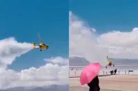 Toeristen zien sightseeing-vlucht veranderen in nachtmerrie als gyrocopter uit de lucht valt