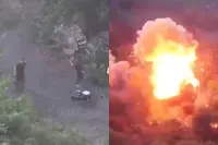Russische drone schakelt Oekraïense hexacopter uit nog vóór die kan opstijgen