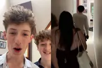 Oliver neemt voor het eerst vriendinnetje mee naar huis, zijn broers nemen hem te grazen
