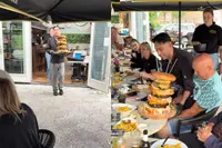 Burger zo groot, dat je hem drie dagen van te voren moet reserveren