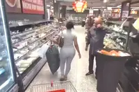 Nou ja, zeg! Dat zie je ook niet elke dag in de supermarkt