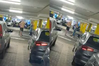 Man betrapt zijn vreemdgaande vrouw in parkeergarage in Arnhem