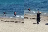 Virale beelden tonen hoe Spaanse politie met rubberkogels optreedt tegen migranten in Ceuta
