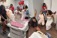 Baby Jhream is geboren en dat zal de hele kraamafdeling weten