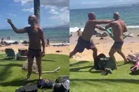 Virale strandvideo krijgt bizarre ontknoping: congreskandidaat uit Hawaï knock-out geslagen en gearresteerd