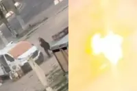 Groenteboer in Oekraïne rent voor zijn leven terwijl Russische FPV-drone hem blijft achtervolgen en uiteindelijk treft