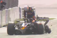 Max Verstappen crasht in openingsronde GP Nederland