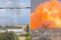 Explosie bij Italiaanse munitiefabriek zorgt voor gigantische paddenstoelwolk