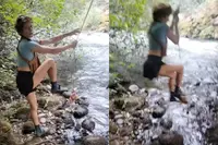 Actie met rope swing gaat natuurlijk niet goed