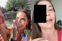 Vrouw in Amsterdam tijdens Pride gestoken door een Wesp en lijkt nu op Karbonkel