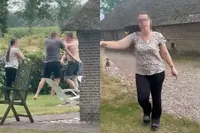 PowNews gaat verhaal halen bij berucht dierenpension en wordt zelf aangevallen: cameraman belandt onder drie man
