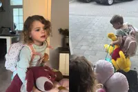 Kleuters zijn boos omdat ze naar bed moeten en besluiten gewoon bij oma te gaan wonen