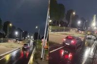 Automobilist in Sommelsdijk denkt dat wegwerkzaamheden optioneel zijn en rijdt doodleuk het freeswerk op